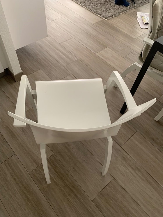 Image 1 of 8 chaises de salle à manger Leolux au design suédois
