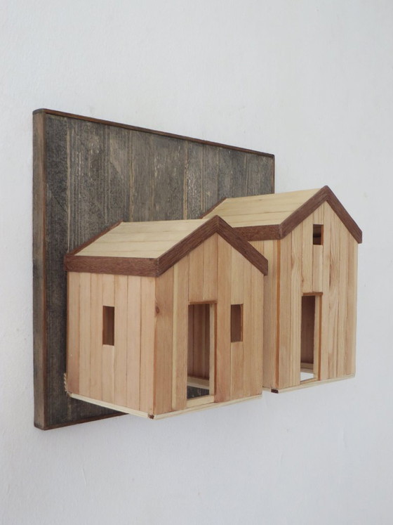 Eric van Solm - 'I vicini' – Sculture, Wood (photo 2 of 8)