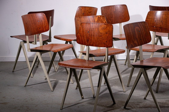 Image 1 of 12 sedie S16 di Galvanitas. Circa 1970.