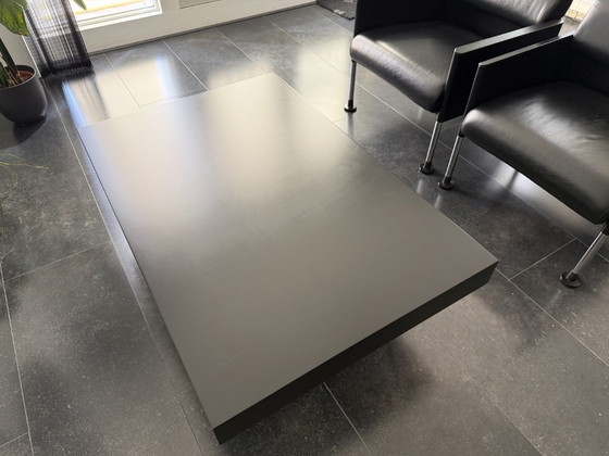 2 chaises Rosenthal Folio de Cini Boeri avec table basse assortie – Fauteuils, Leather, Metal (photo 9 of 10)
