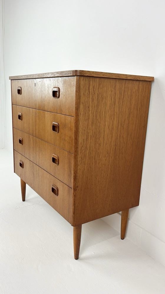 Cassettiera svedese vintage in impiallacciatura di teak – Cassettiere, Scandinavian (photo 8 of 15)