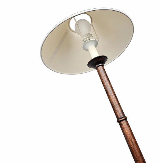 2 x Tischlampen aus Holz in Bambus-Optik / 1980er Jahre – Wood (photo 5 of 6)
