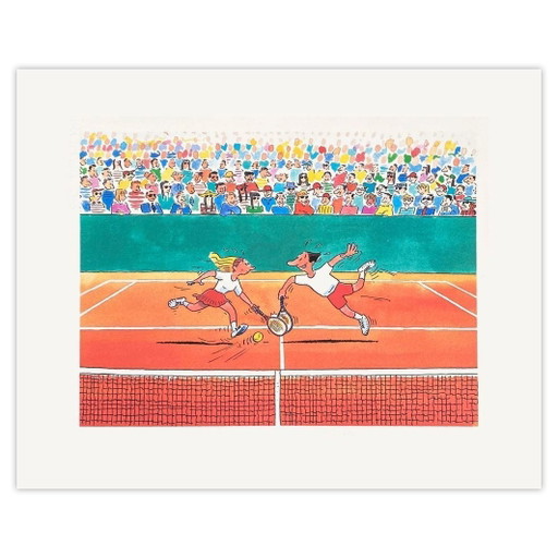 COLLECTIF BD Saint Rambert Tennis Club (Lyon) par Roger Blachon ? screenprint 19