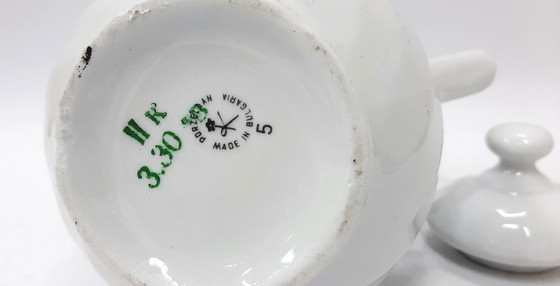 Image 1 of Brocca da caffè in porcellana vintage, brocca con coperchio