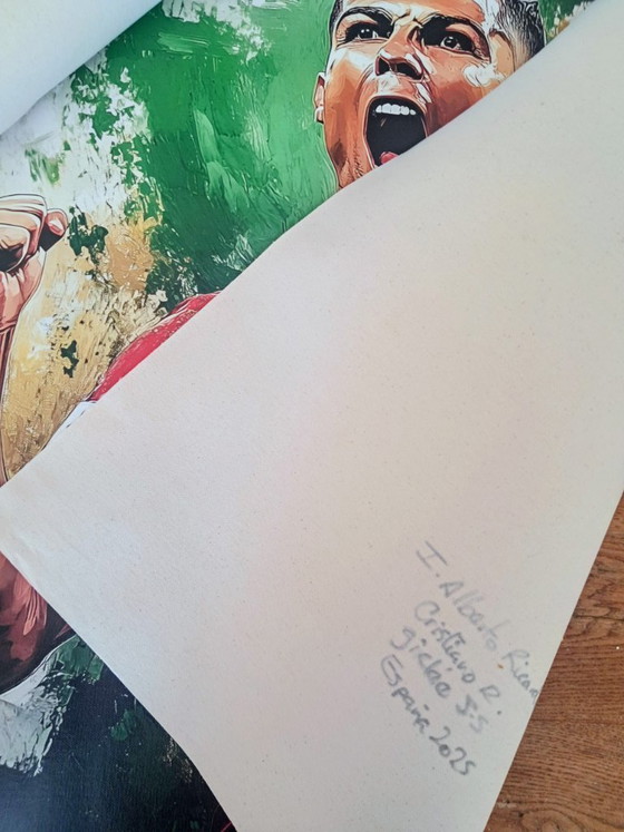 Image 1 of Alberto RICARDO - Cristiano Ronaldo 06 - Tela d'artista