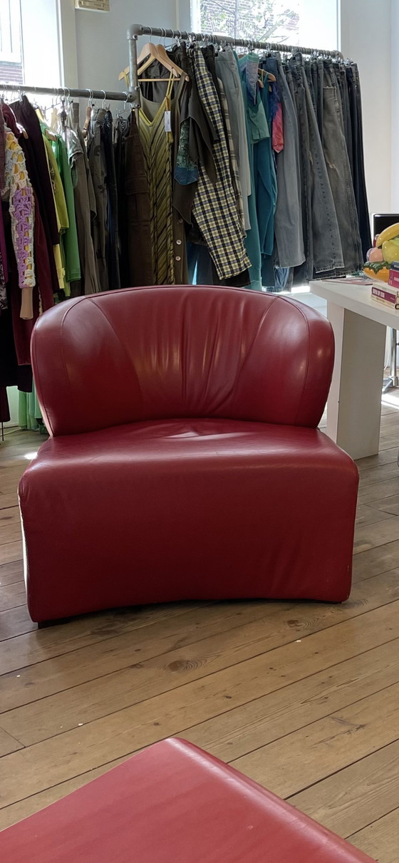 Image 1 of Ensemble de fauteuils rouges confortables