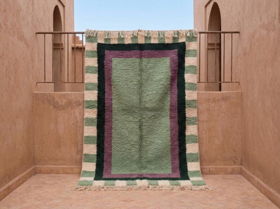 Image 1 of Marokkaans Berber tapijt, gedecoreerd, 200 cm x 300 cm