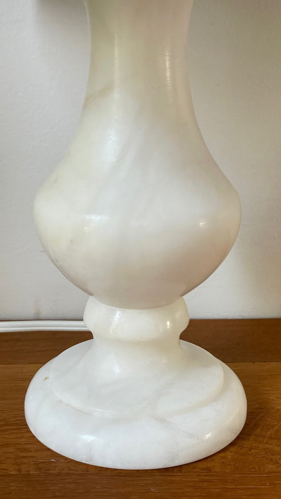 Image 1 of Een paar vintage albasten lampen
