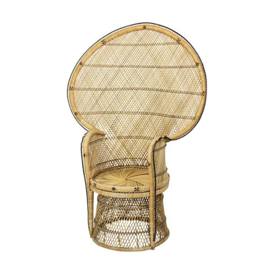 Image 1 of Silla Pavo Real Ratán Silla Emanuelle XL