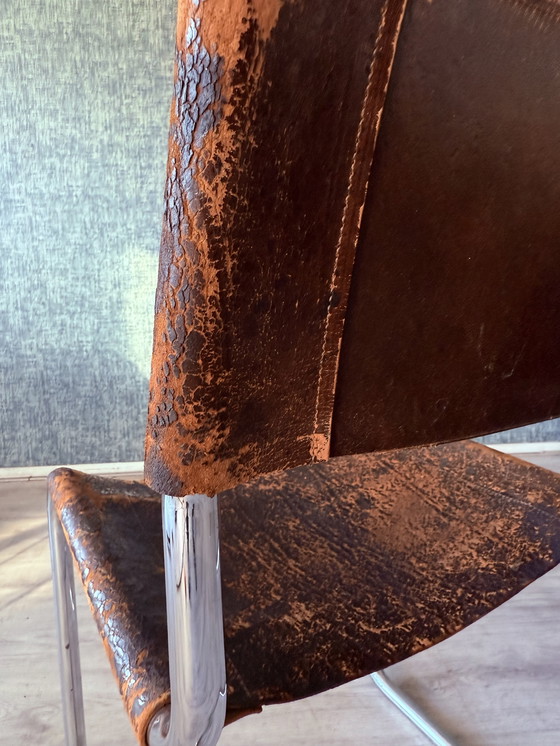 Image 1 of Vintage Thonet S33 van Mart Stam, met een bijzondere patina, circa jaren 60.