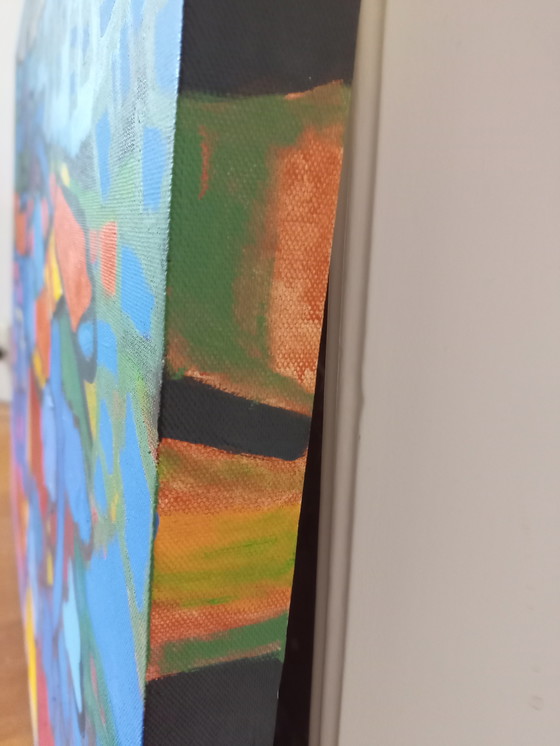 Image 1 of STRANGE LANDSCAPE 70 x 90 cm Pittura acrilica