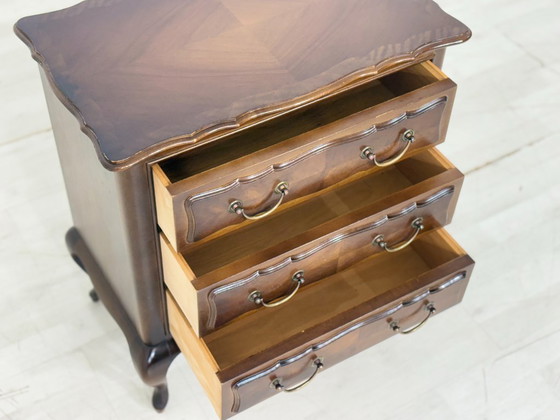 Image 1 of Nachtkastje/commode in Chippendale-stijl uit het midden van de 20e eeuw / Kleine ladekast / Vintage ladekast / Jaren 60