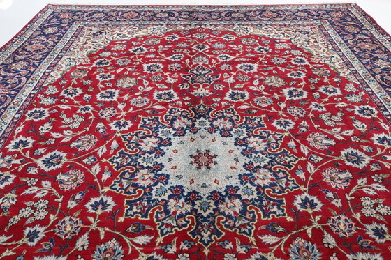 Image 1 of Alfombra persa Isfahán 4,40 x 3,20 Alfombra oriental fina n.º 4