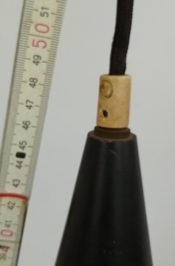 Image 1 of plafoniera danese / lampada in rame attr. ES Horn Aalestrup