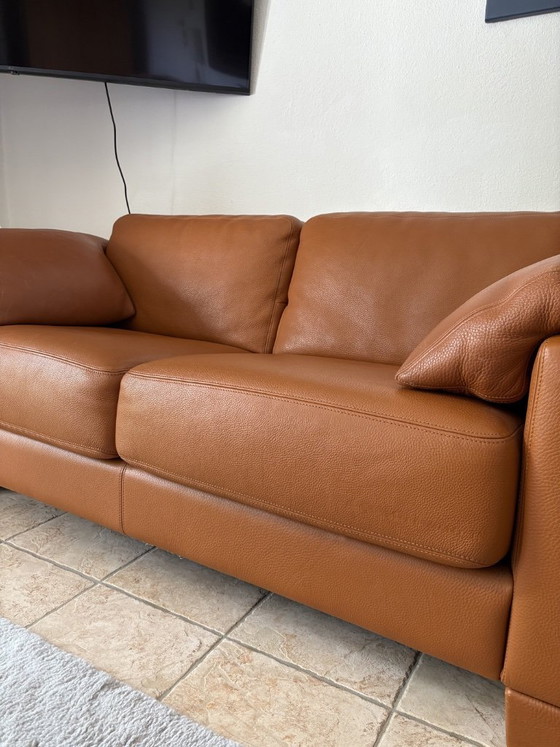 Original de Sede DS-17 Modular Leather Sofa Set – Cognac – Switzerland – Modular sofas (photo 17 of 28)