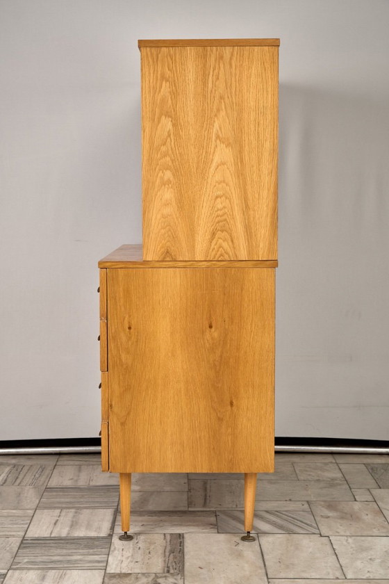 Vintage vitrinekast, UP Závody, jaren 60, Tsjechoslowakije – Vitrinekasten, Wood (photo 5 of 22)