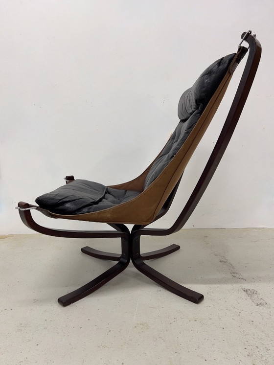 Image 1 of Falcon stoel van Vatne Møbler, Noorwegen, jaren 70.