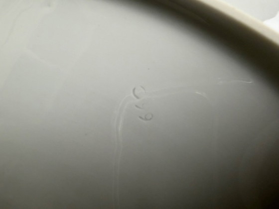 Image 1 of Original Meissen Zwiebelmuster Servierplatte Form 825 Herstellerjahr 1951 2. Wahl Ø 34 cm