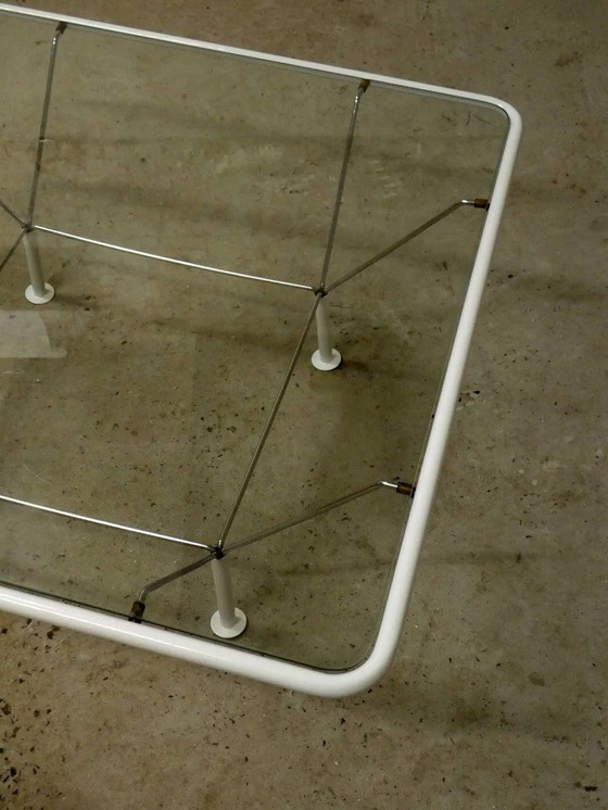 Mesa de centro de Niels Bendtsen, Dinamarca, 1970 – Mesas de centro, Cristal, Metal, Design (photo 2 of 8)