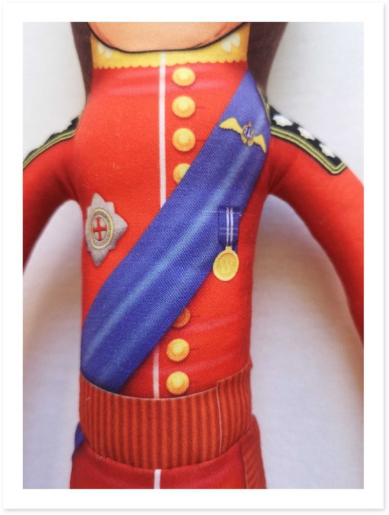 Image 1 of Prince William Art Doll Collectible | Prince William Gift | Royal Family Gift | British Royal Decor