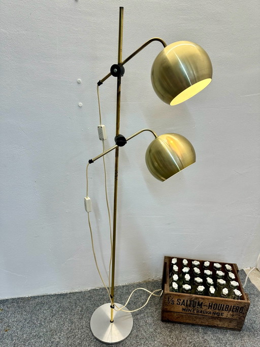Mid Century Space Age Vloerlamp Eye Ball jaren 60 70 Vintage