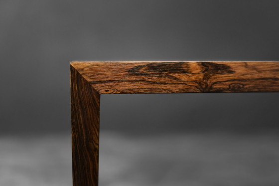 Image 1 of Klassischer skandinavischer Mid-Century Couchtisch aus Palisanderholz von Severin Hansen für Haslev Møbelfabrik, 1960er Jahre