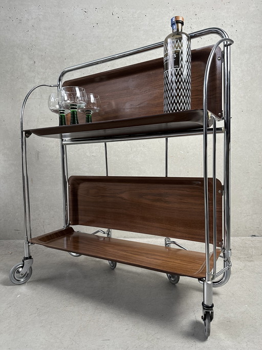 Carrito de servicio plegable vintage - Gerlinol