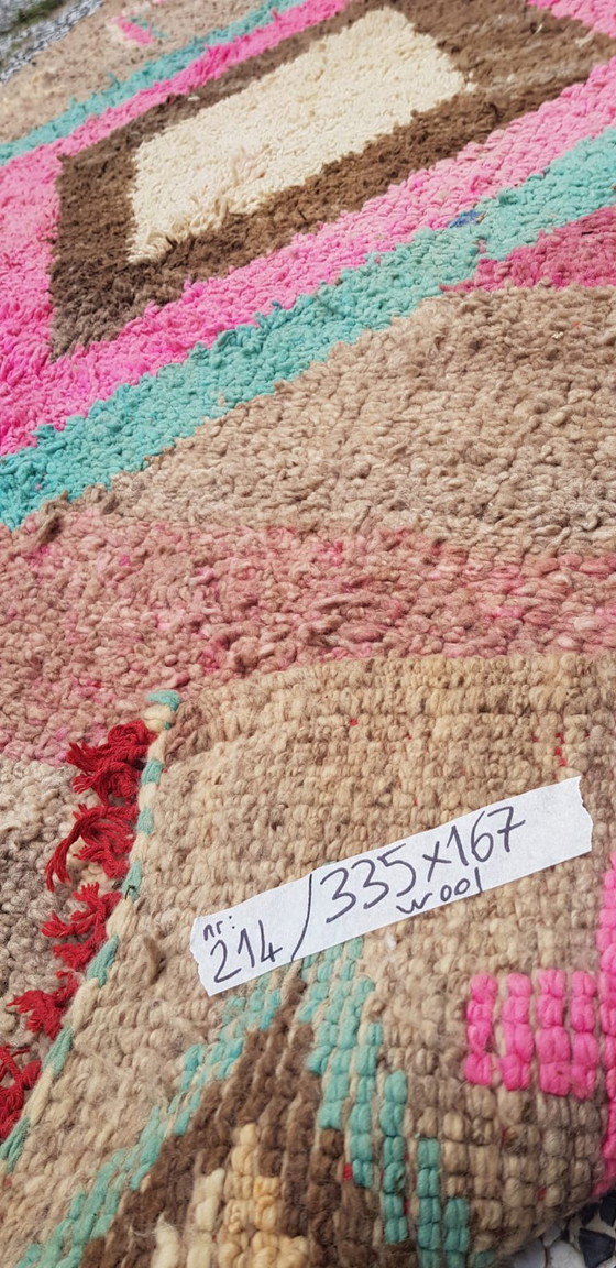 Image 1 of Handgeknoopt Berber kleed wol 335x167cm