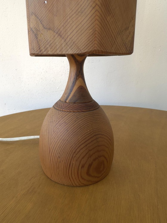 Image 1 of HOUTEN TAFELLAMP, Leif Wikner, Persåsen.