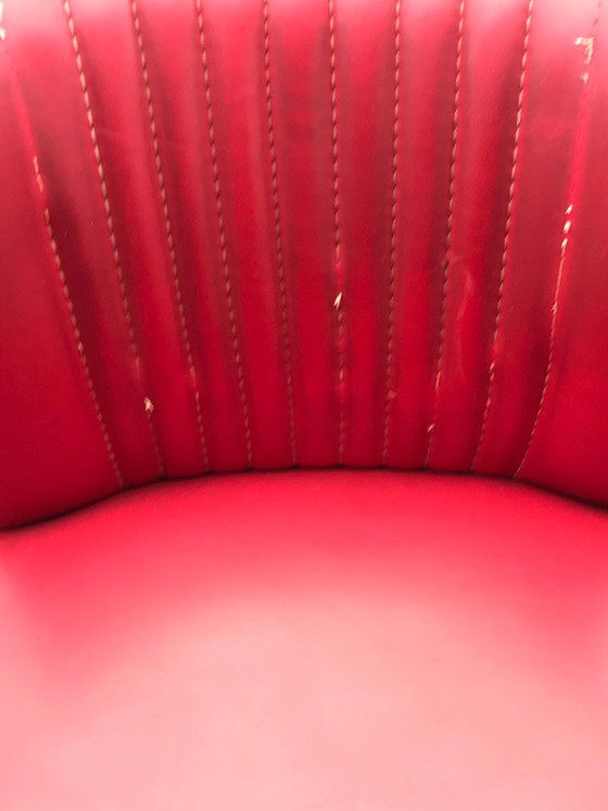Mid-Century Red Cocktail Chair, 1950s – Armchairs, Mid Century Modern (photo 4 of 4)