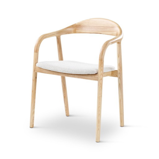 Armstoelen Hout Naturel 6 Stuks – eetkamerstoelen, Wood