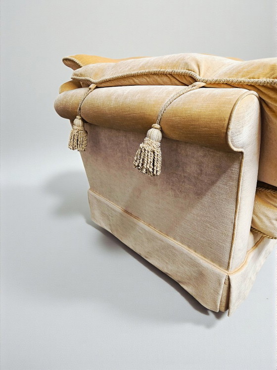 Image 1 of Museum-Grade 1997 Parker & Farr Grand Knole Sofa in Original Rhitam Velvet 