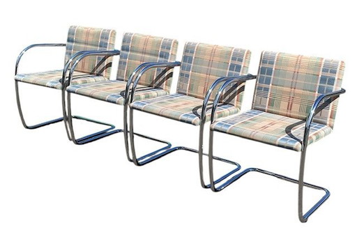 4x Walter Knoll Sledestoel