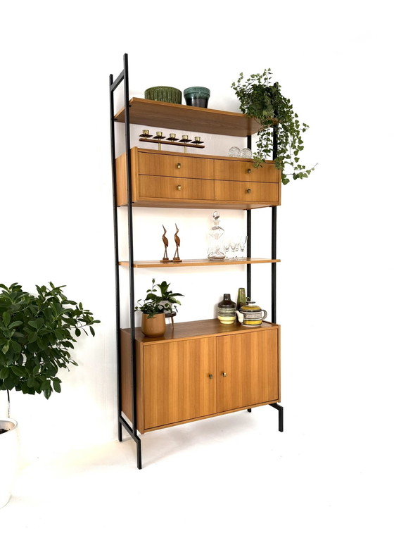 Image 1 of Parete attrezzata modulare autoportante vintage anni '60