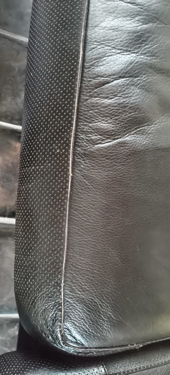Canapé 3 places Diesis B&B Italia en cuir noir – Canapés 3 places, rvs, Leather (photo 13 of 14)