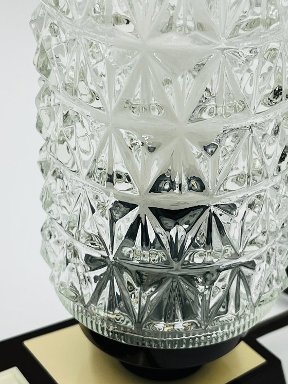 Massive bedside lamp in cut glass – Table lamps (photo 7 of 10)