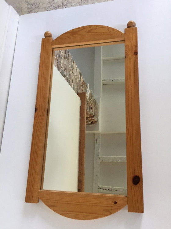 Specchio da Parete Vintage in Pino Massiccio – Vetro (photo 7 of 18)