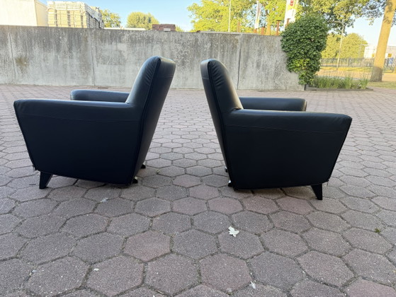 2x Artifort F330 Córdoba Gerard Van Den Bergh – Sillones, Leather, Wood, Modern (photo 13 of 14)