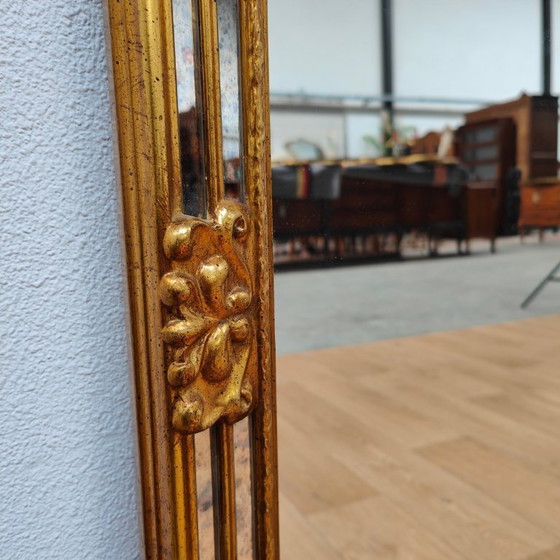 Image 1 of Miroir de cheminée DeKnudt style Hollywood Regency, taille XXL