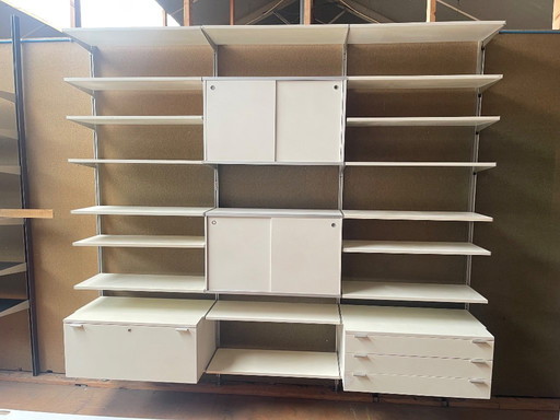 1960s George Nelson modular shelf system for Herman Miller