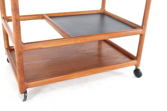 Henning Korch per CFC Silkeborg modello 308 Carrello bar teak vintage – Carrelli bar, Legno (photo 12 of 15)