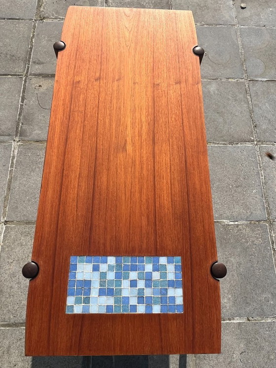 Image 1 of Creafort coffee table with reversible top - Louis van Teeffelen style