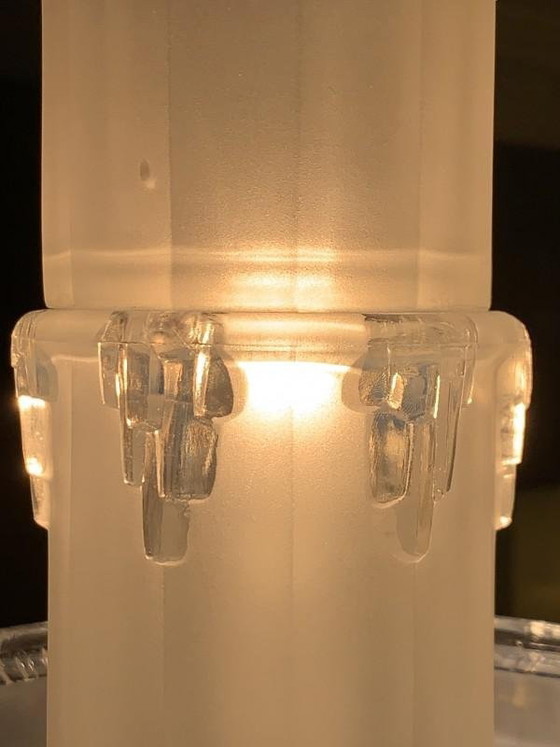 Art Deco Cascade Opaal Matglas Kroonluchter van Jean Gauthier voor Ezan, jaren 30 (photo 9 of 18)