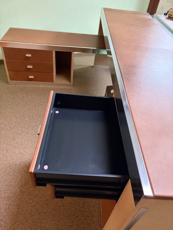 Italiaans vintage directiebureau in mid-century modern stijl, gemaakt door Guido Faleschini en vervaardigd (photo 5 of 23)