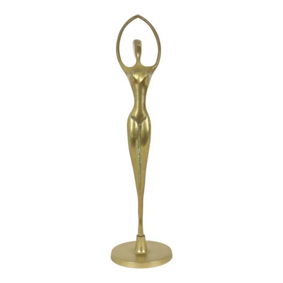 Image 1 of Messing Ballerina Beeldje