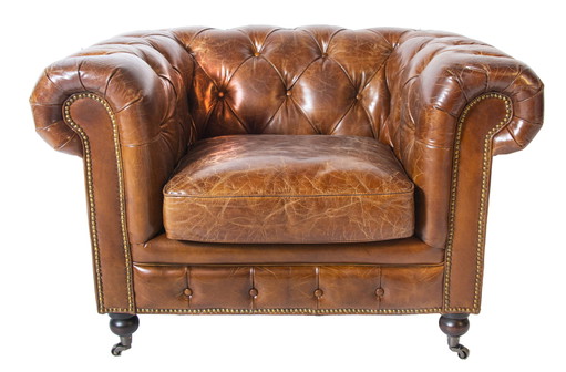 Sillón club Chesterfield vintage