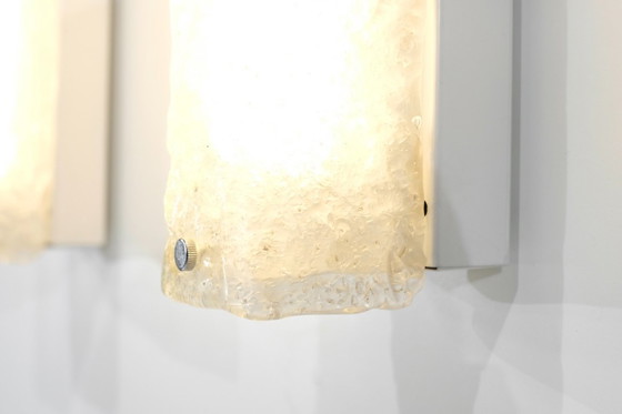 Image 1 of Grande coppia di appliques in vetro di Murano, Italia anni '70. Vintage