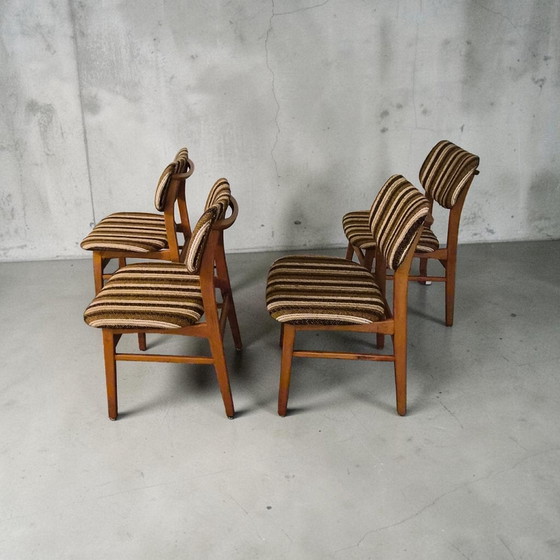 Image 1 of 4er Set Mid Century Esszimmerstühle Stuhl Danish Design 1960er Jahr