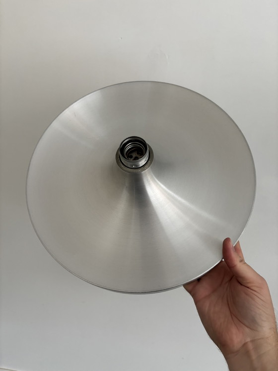 Vintage Space Age Ceiling or Wall light Discus 60s/70s – Aluminium (photo 7 of 11)