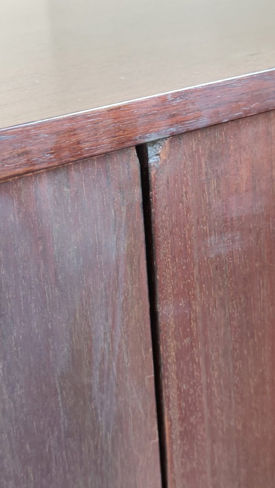 Image 1 of RARE RECTO VERSO sideboard, 1950s by Alberto Rosselli, in rosewood